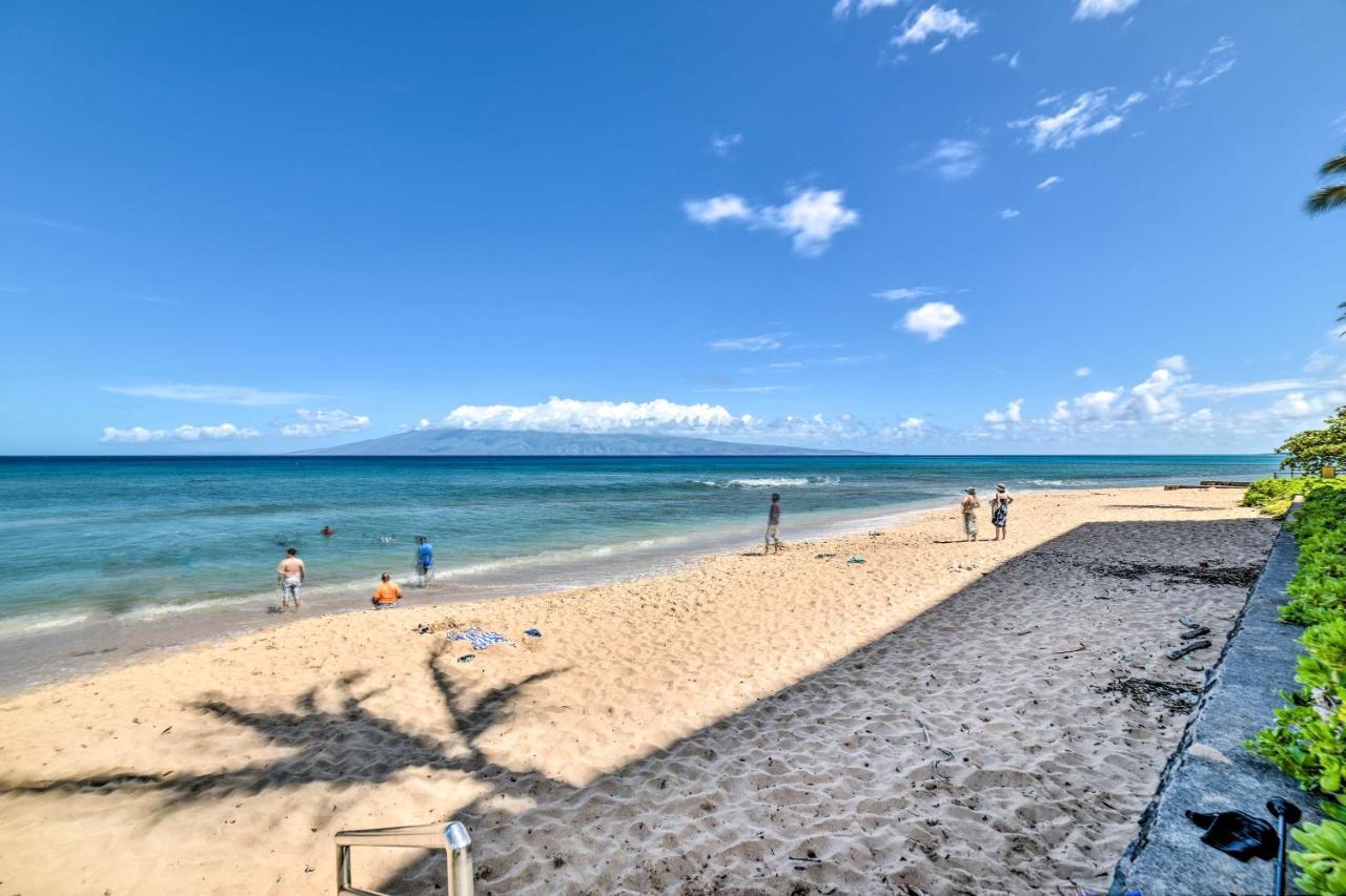 Cute Beachfront Condo With Lanai And Resort Pools Kahana Dış mekan fotoğraf