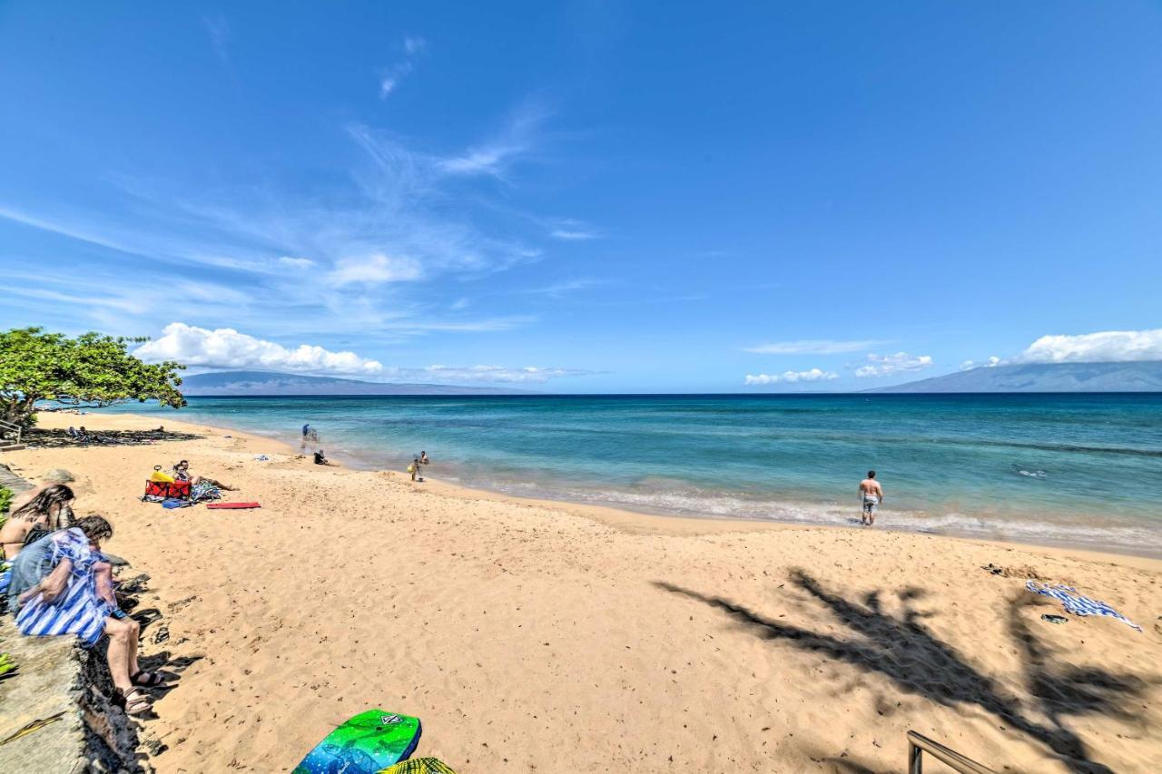 Cute Beachfront Condo With Lanai And Resort Pools Kahana Dış mekan fotoğraf